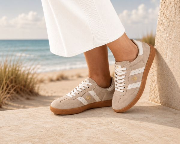 Women's 2001 Parallel Sneakers in Tropical Taupe Suede