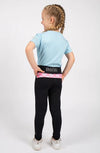 Childrens BARE Equestrian Babes Performance Riding Tights in Roseberry