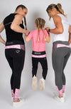 Childrens BARE Equestrian Babes Performance Riding Tights in Roseberry