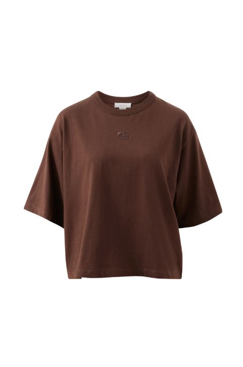 Ladies Phoebe Premium Tee in Choc