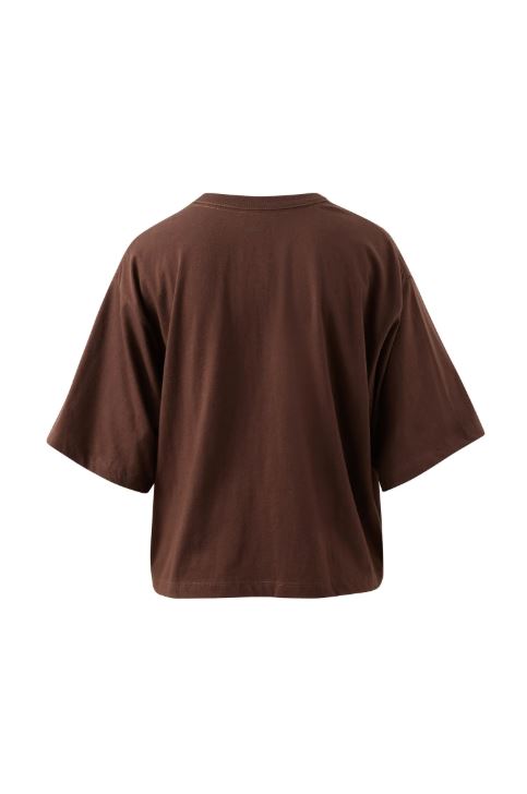 Ladies Phoebe Premium Tee in Choc