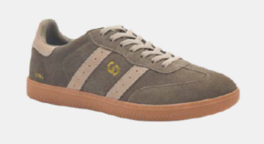 Men's 2001 Parallel Sneaker in Cobblestone / Dark Ivory Suede