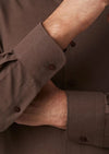 Hadfield Linen Blend Long Sleeve Men's Shirt