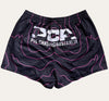 Pig Chasing Australia Contour Footy Shorts in Pink