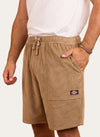 Countryside Mens Corduroy Walk Short in Dark Sand