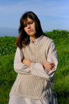Luna Knit Vest in Canvas