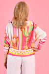 Opera Top in Cactus Bloom
