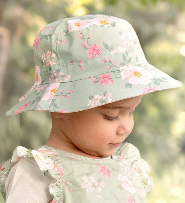 Baby Sunhat - Desert Rose in Apple