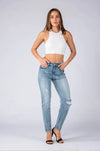 LIGHT DISTRESSED STRAIGHT LEG