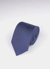 Men's Dot Geo Tie in Navy