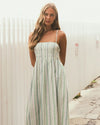 Ladies Delphine Stripe Maxi Dress