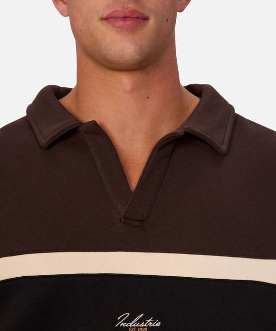 Men's Track Top in Brown Combo