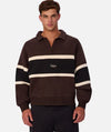 Men's Track Top in Brown Combo