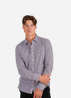 Men's Eden Long Sleeve Shirt in Navy