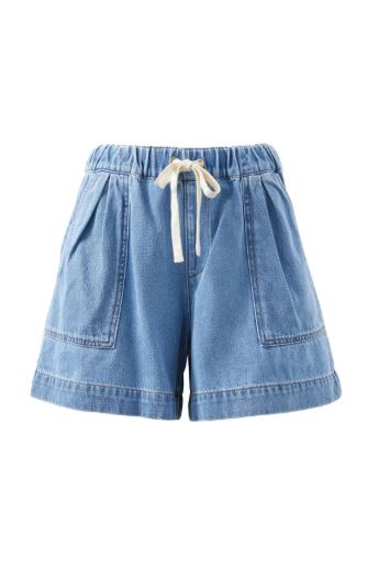 Darcy Relaxed Everyday Short in Mid Blue Wash