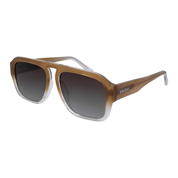Florence Polarised Sunglasses in Beige Brown