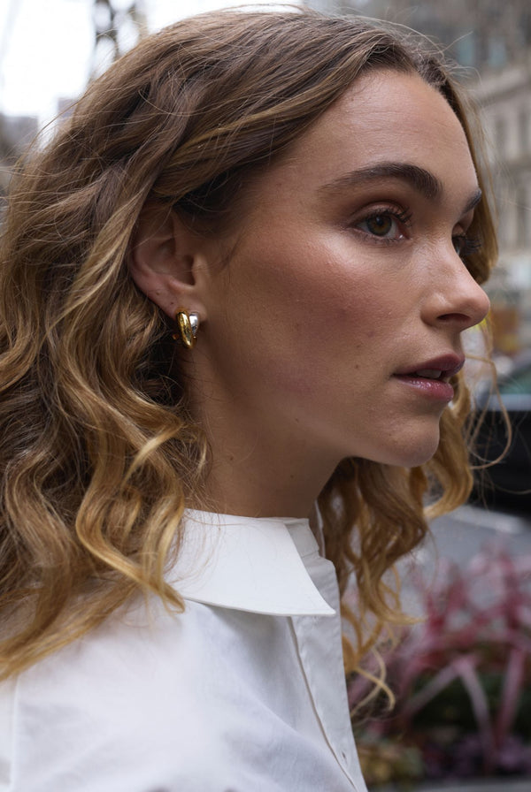 Zafino - Freya Hoop in Mixed Metal