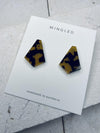 Geo Fan Tortoise Shell Earrings - Folk Road