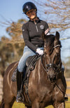 Bare Equestrian - Pro Rider Mesh Grip Gloves - White
