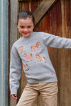 Girl’s Ava Merino Knit Jumper