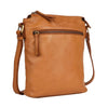 Griffith Leather Crossbody Bag in Tan