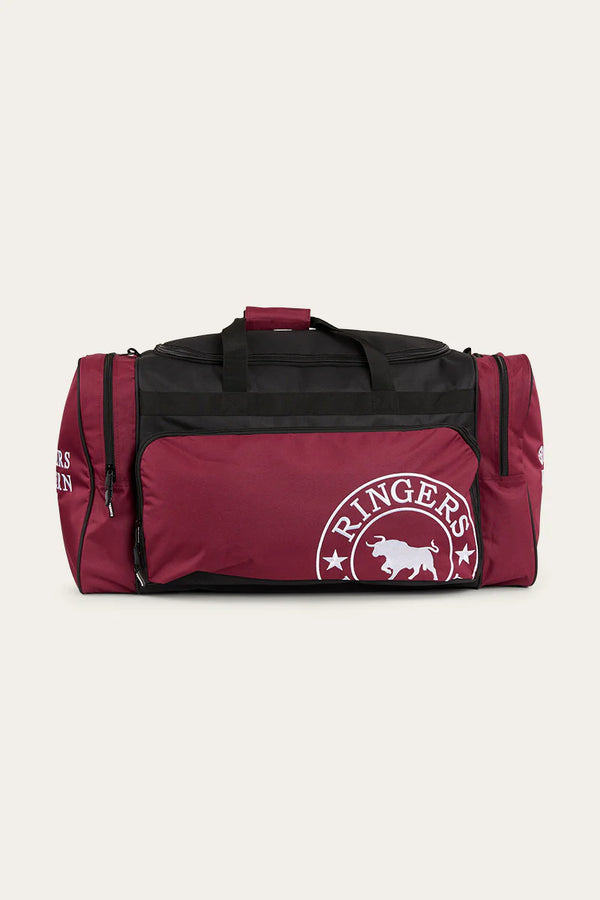 Ringers Western - Rider Sports Bag in Burgundy / Black