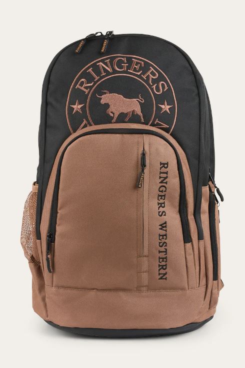 Ringers Western Backpack in Brown Black