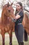 Ladies BARE Equestrian Sculpt Hybrid Riding Breeches in Black