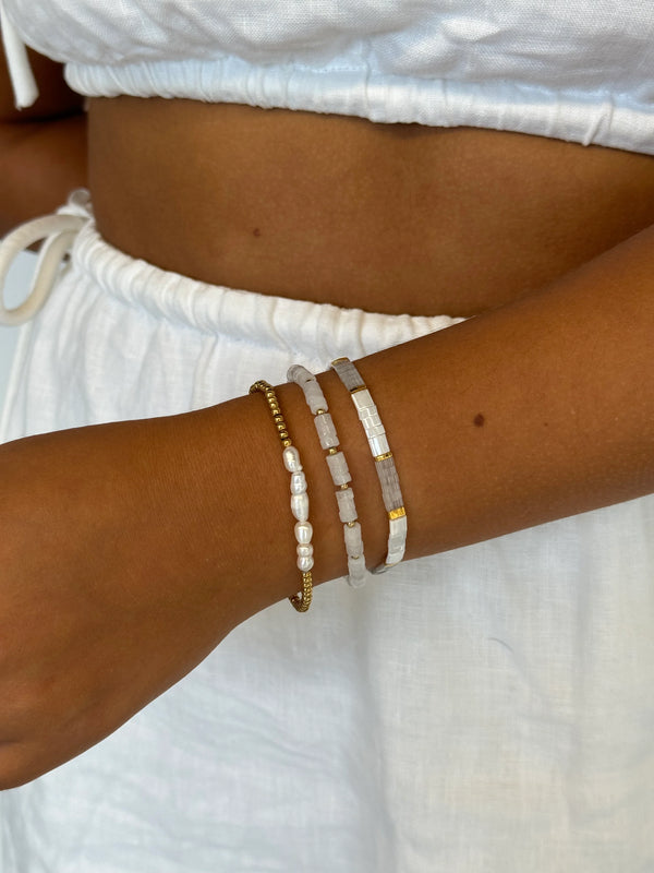 Zafino Mini Pearl Braclet in Gold