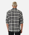 The Kingsman Long Sleeve Shirt in Cream/Black