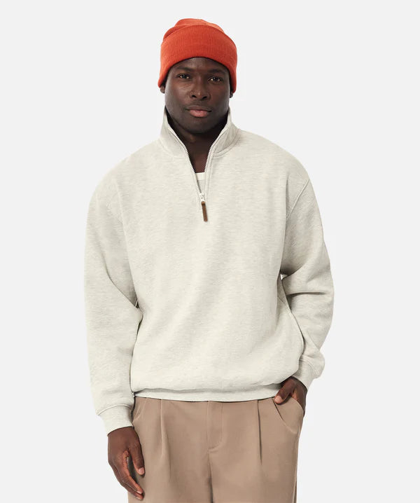 The Straunton Tracktop in Oatmeal Marle