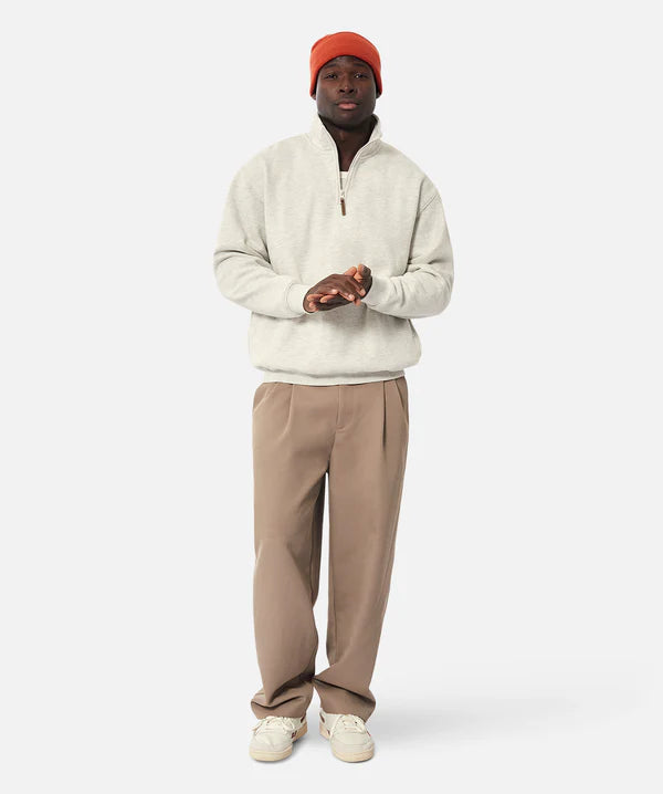 The Straunton Tracktop in Oatmeal Marle