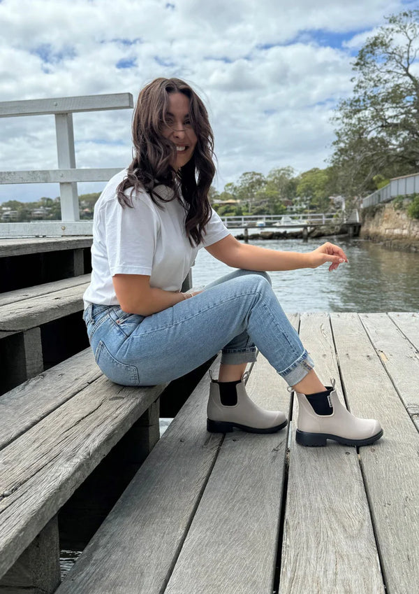 Human Gumboots in Cool Grey