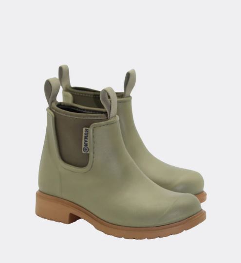 Human Jam II Womens Gumboots in Pine