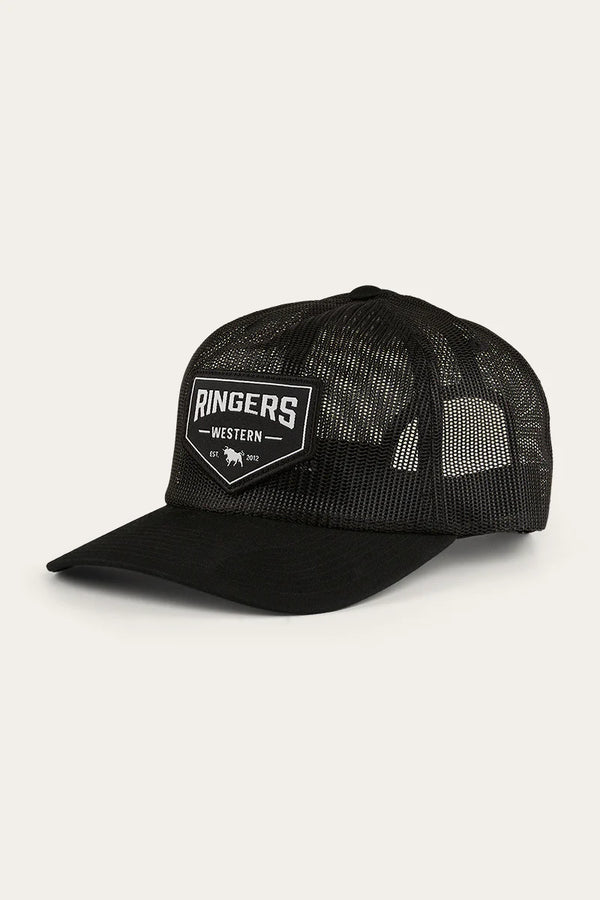 Ringers Western Jett Trucker Cap in Black