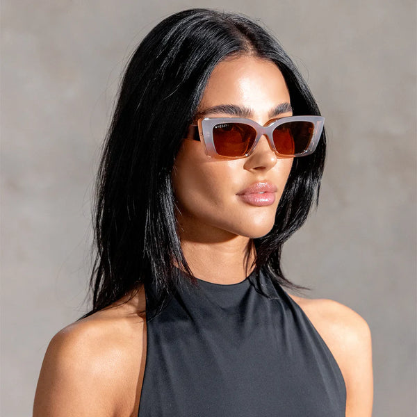 Juniper Sunglasses in Beige Brown