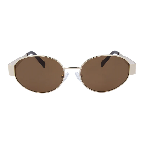 Kendall Sunglasses in Gold Brown