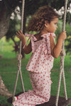 Girls Marley Top in Strawberry Fields