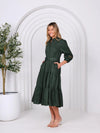 The Peyton Dior Dress in Khaki