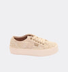 Lift Sneaker in Natural Raffia by Human Shoes