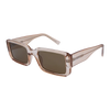 Luna Polarised Sunglasses in Beige Brown