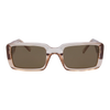 Luna Polarised Sunglasses in Beige Brown