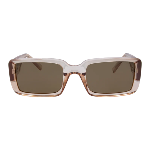Luna Polarised Sunglasses in Beige Brown