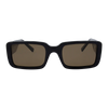 Luna Polarised Sunglasses in Black Brown