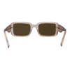 Luna Polarised Sunglasses in Beige Brown