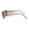 Luna Polarised Sunglasses in Beige Brown
