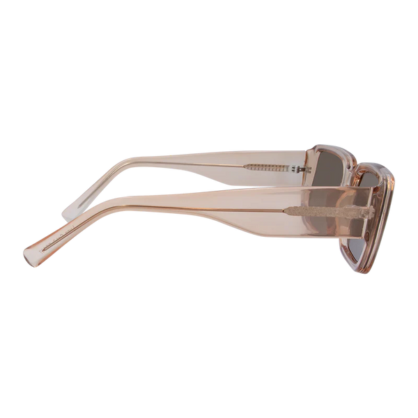 Luna Polarised Sunglasses in Beige Brown