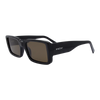 Luna Polarised Sunglasses in Black Brown