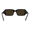 Luna Polarised Sunglasses in Black Brown