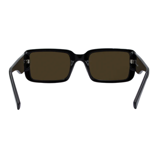 Luna Polarised Sunglasses in Black Brown